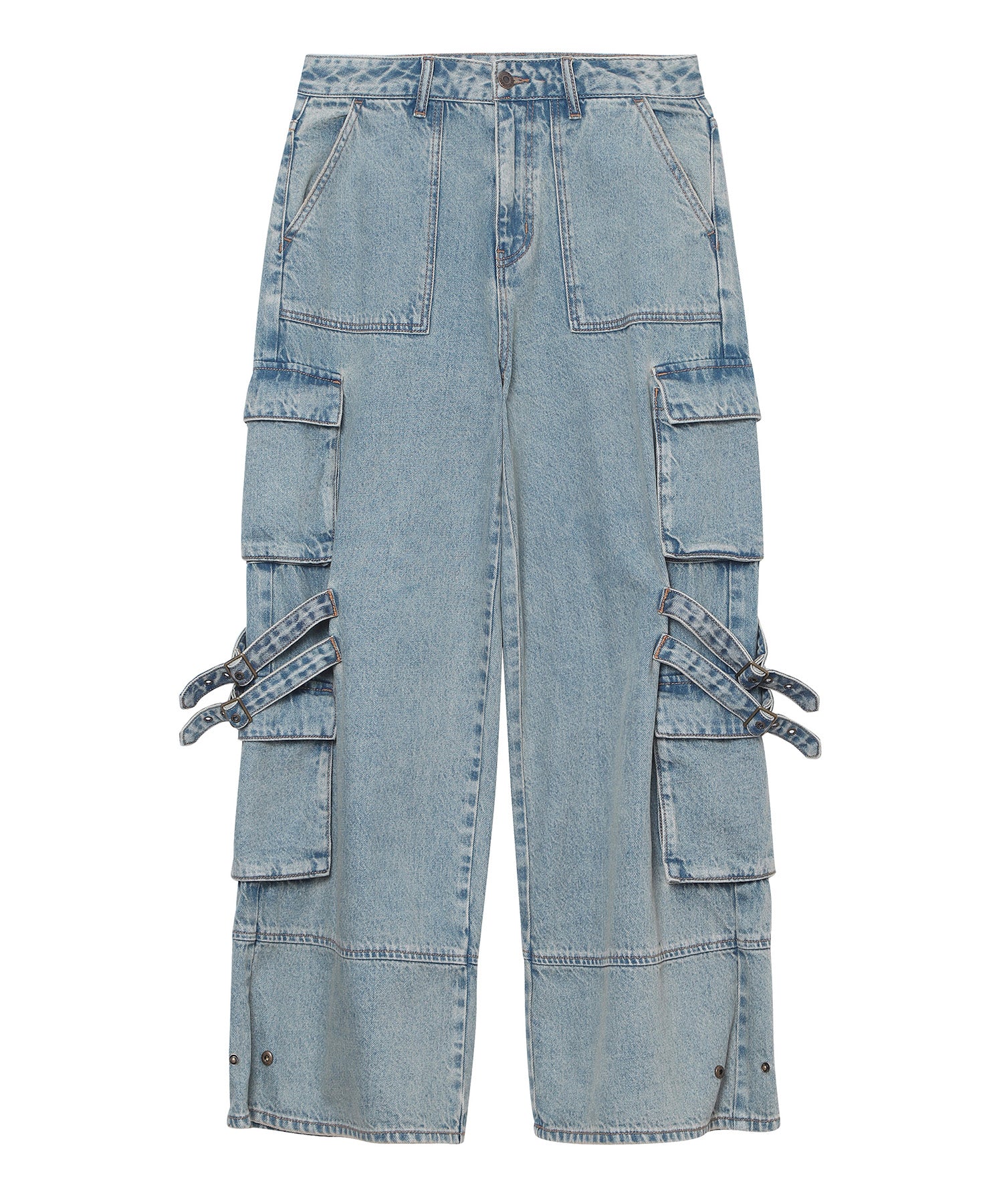 W Vintage Cargo Denim Pants