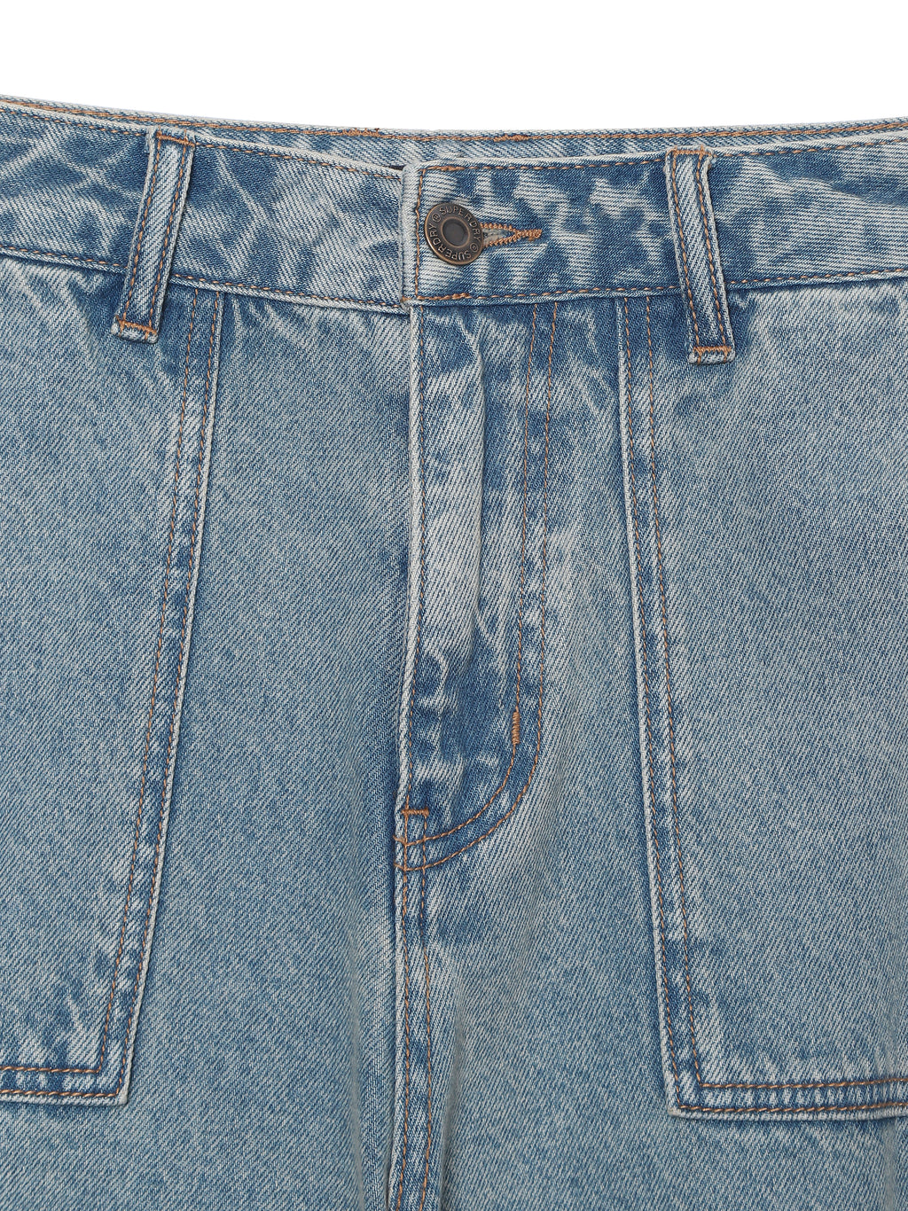 W Vintage Cargo Denim Pants