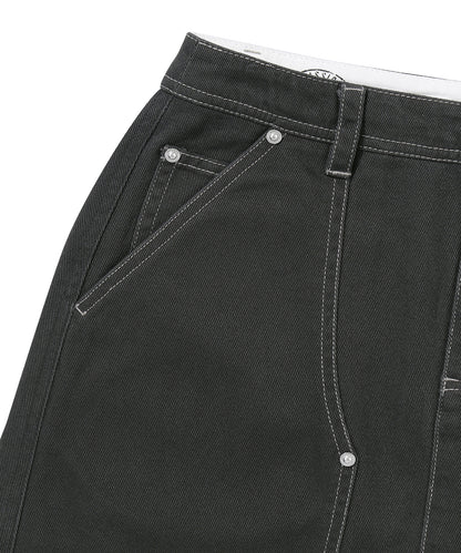 W Long Capenter Skirt - Charcoal