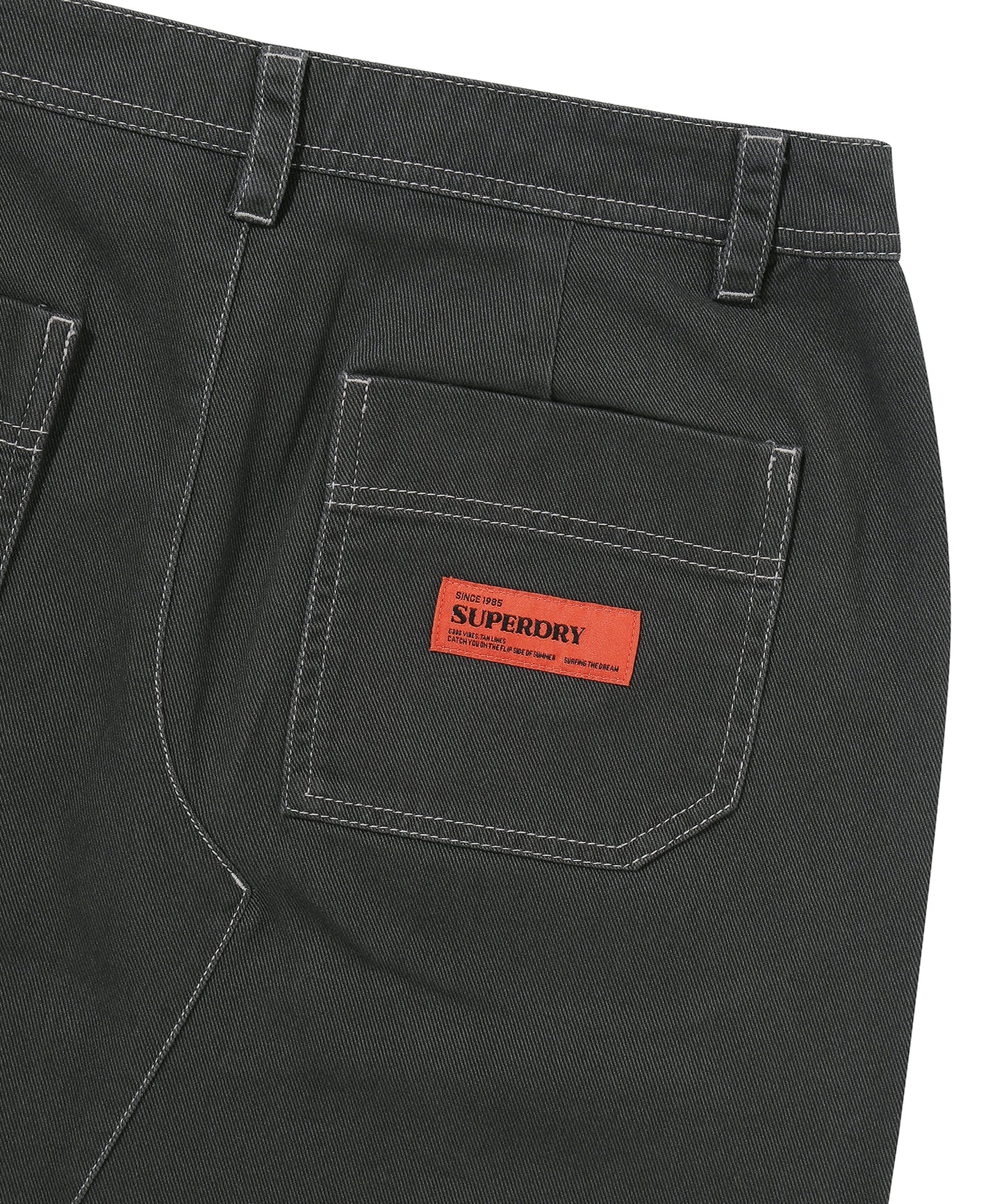 W Long Capenter Skirt - Charcoal