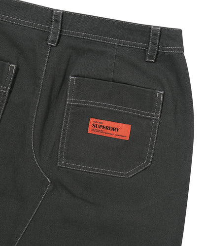 W Long Capenter Skirt - Charcoal