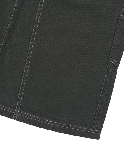 W Long Capenter Skirt - Charcoal