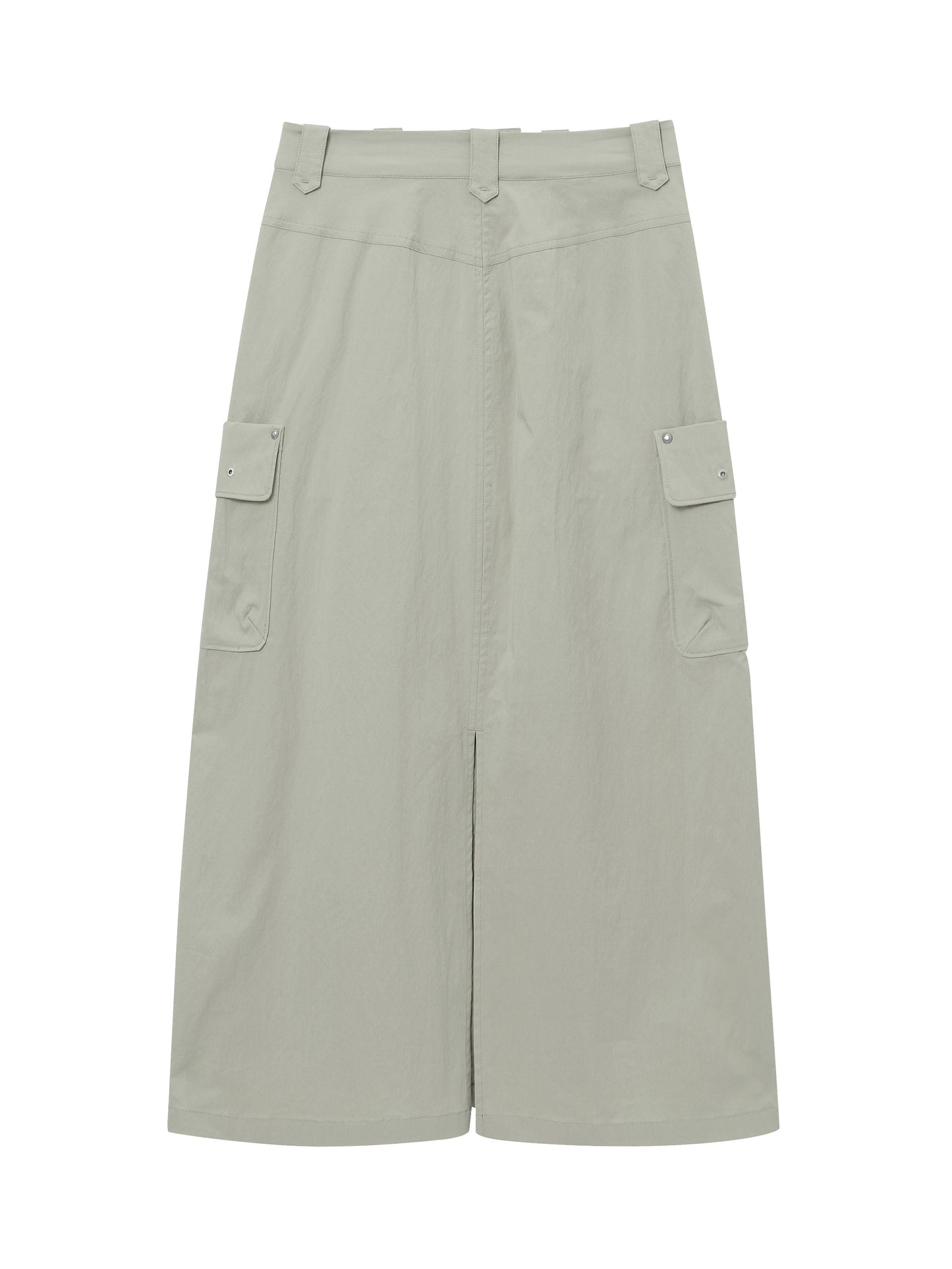 W Nylon Cargo Skirt