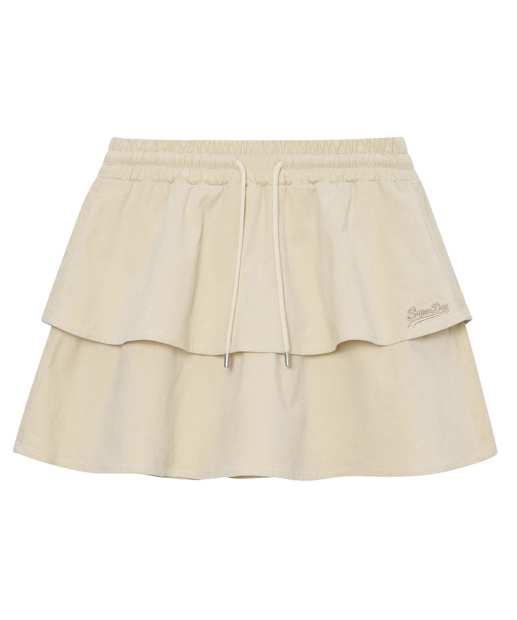 W Corduroy Mini Skirt