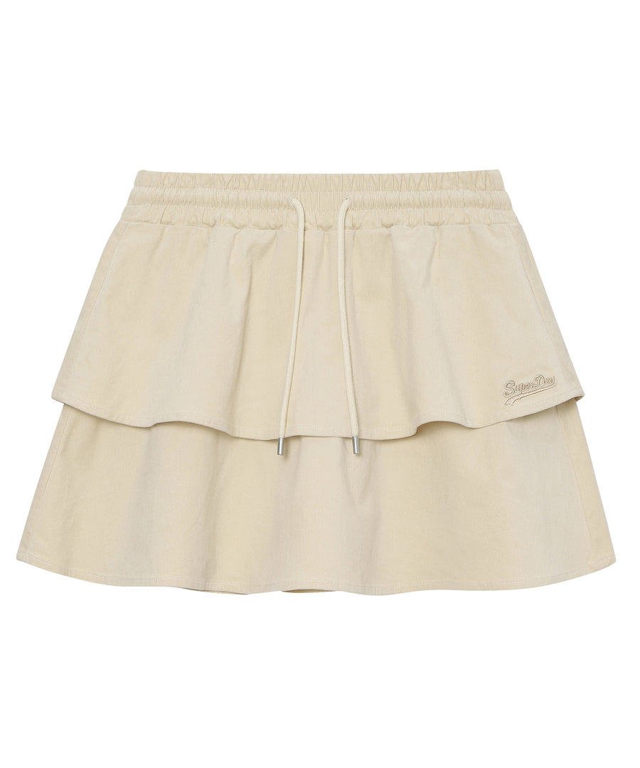 W Corduroy Mini Skirt