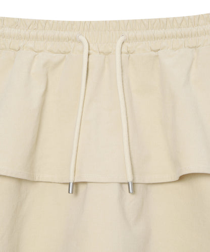 W Corduroy Mini Skirt