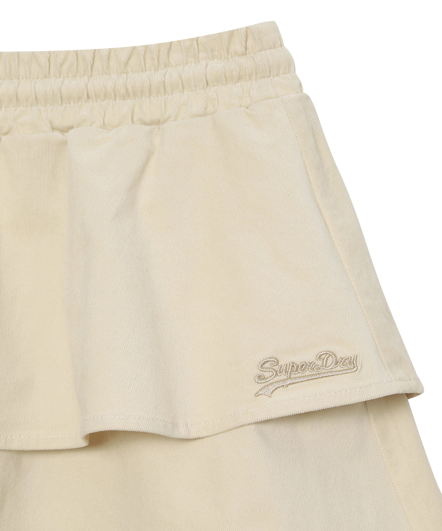 W Corduroy Mini Skirt