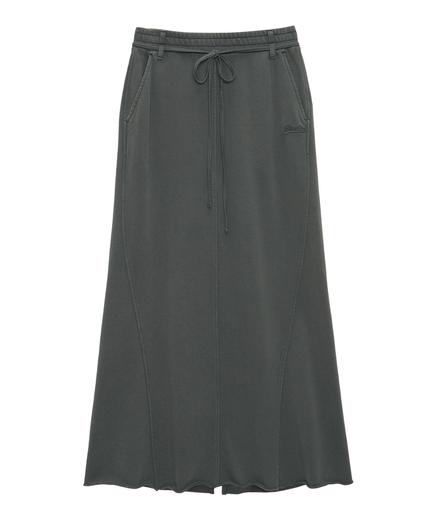 W Vintage Black Mermaid Long Skirt