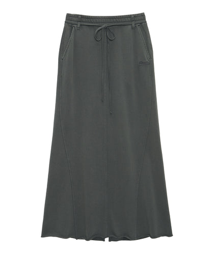 W Vintage Black Mermaid Long Skirt