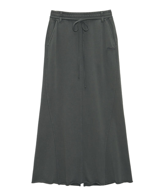 W Vintage Black Mermaid Long Skirt