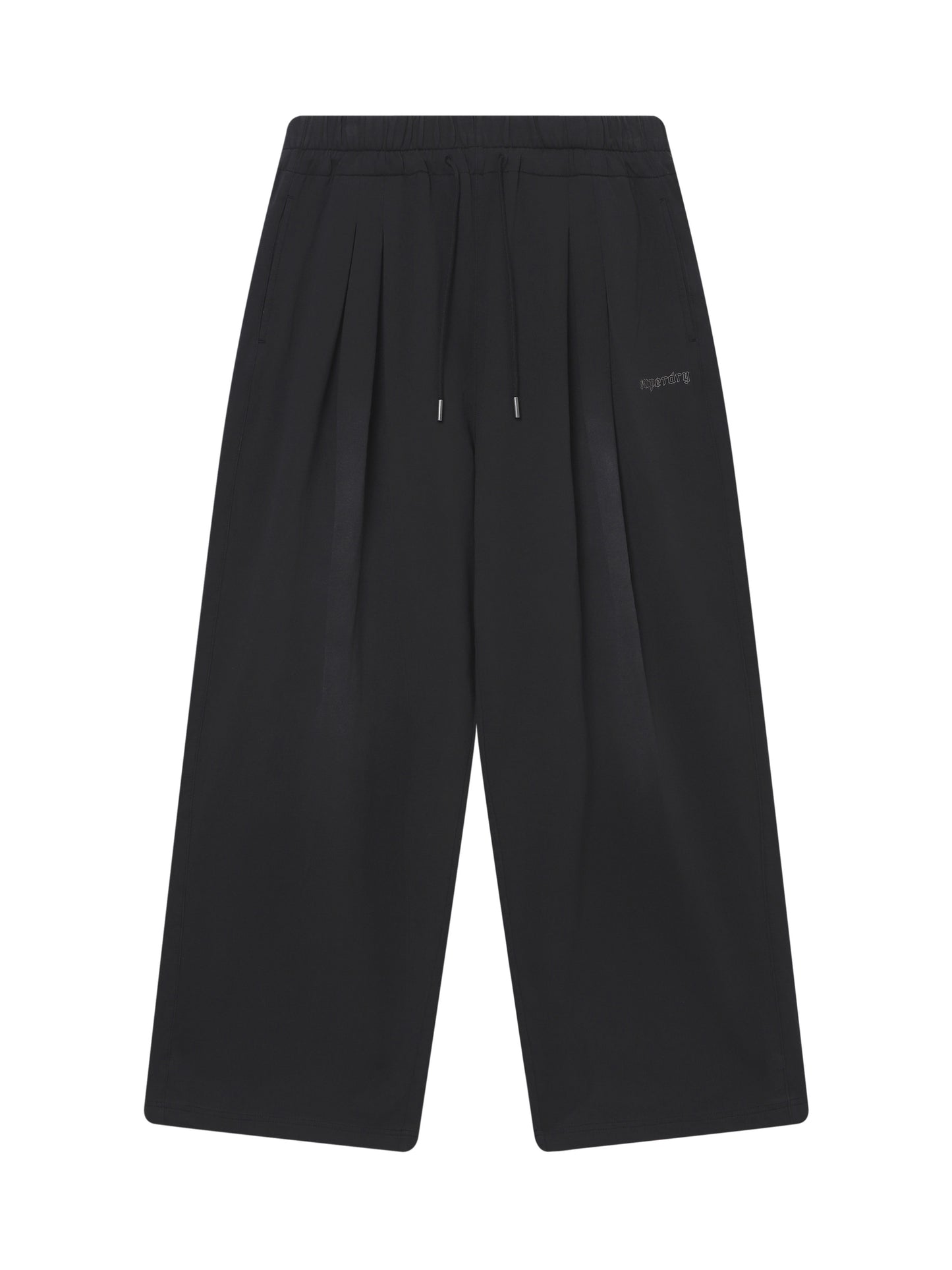 W Double Pleat Washed Sweatpan