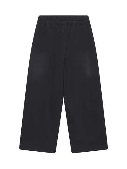 W Double Pleat Washed Sweatpan