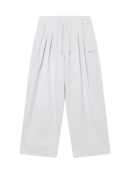 W Double Pleat Washed Sweatpan