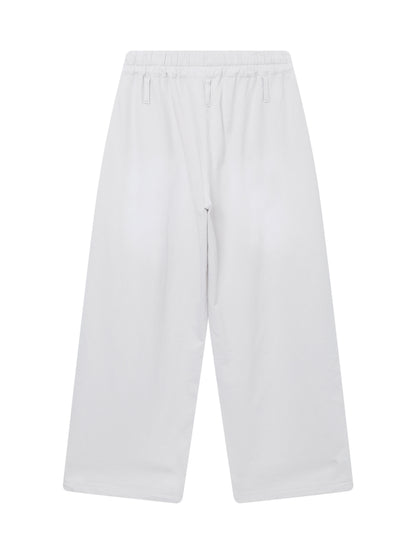 W Double Pleat Washed Sweatpan
