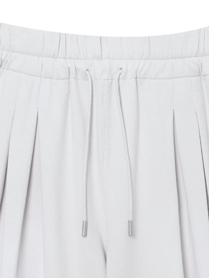 W Double Pleat Washed Sweatpan