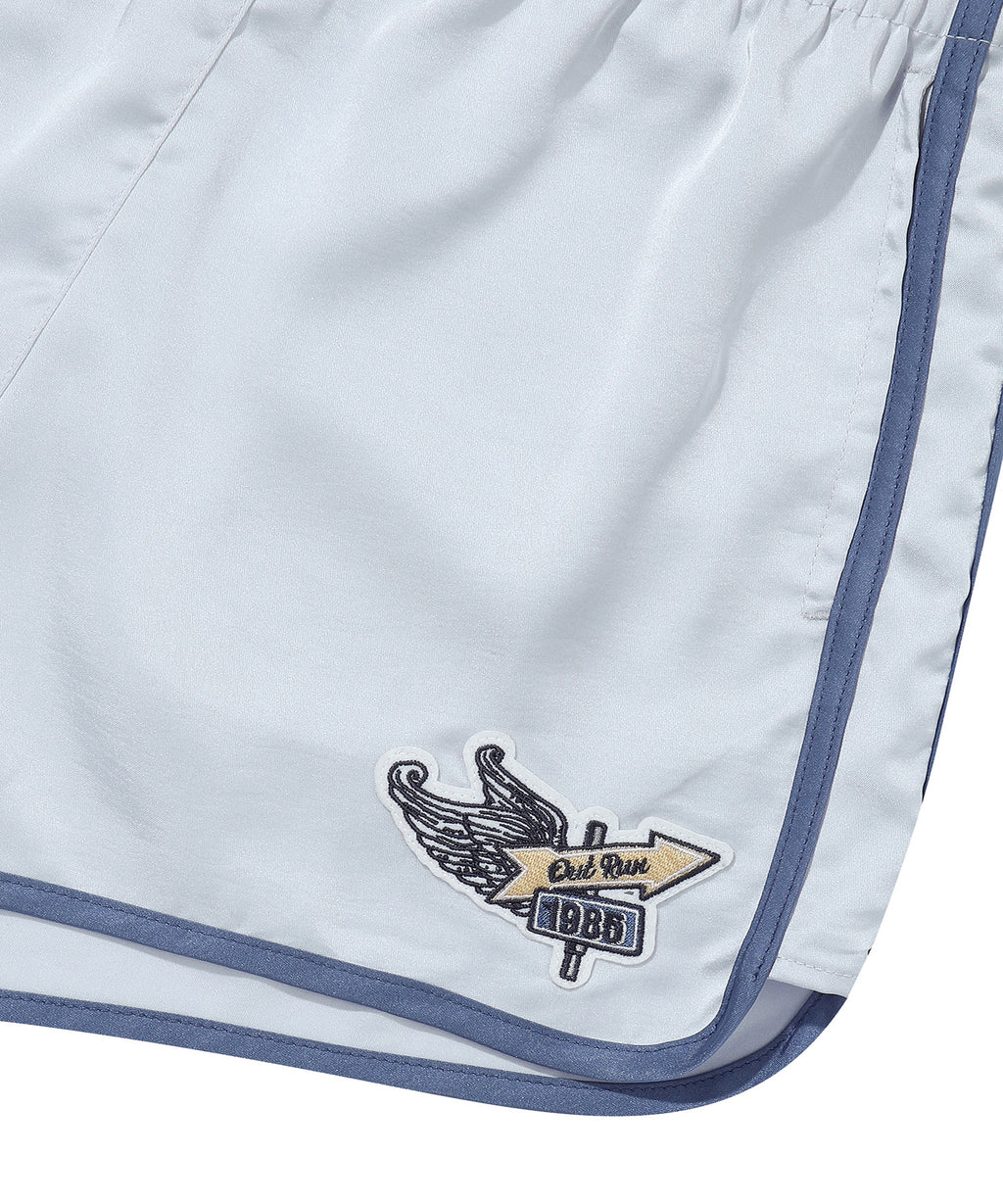 W Skating Club Sukajan Shorts - L/Blue