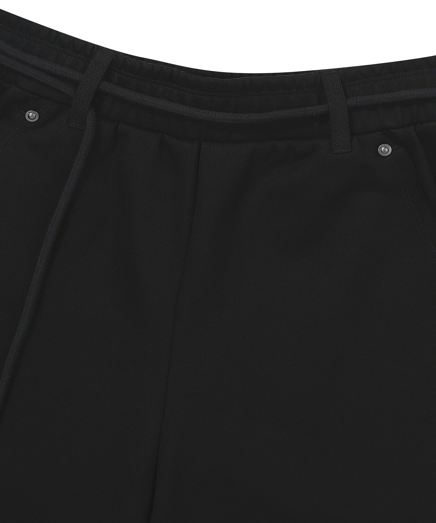 W Rough Cut Half Sweatpants