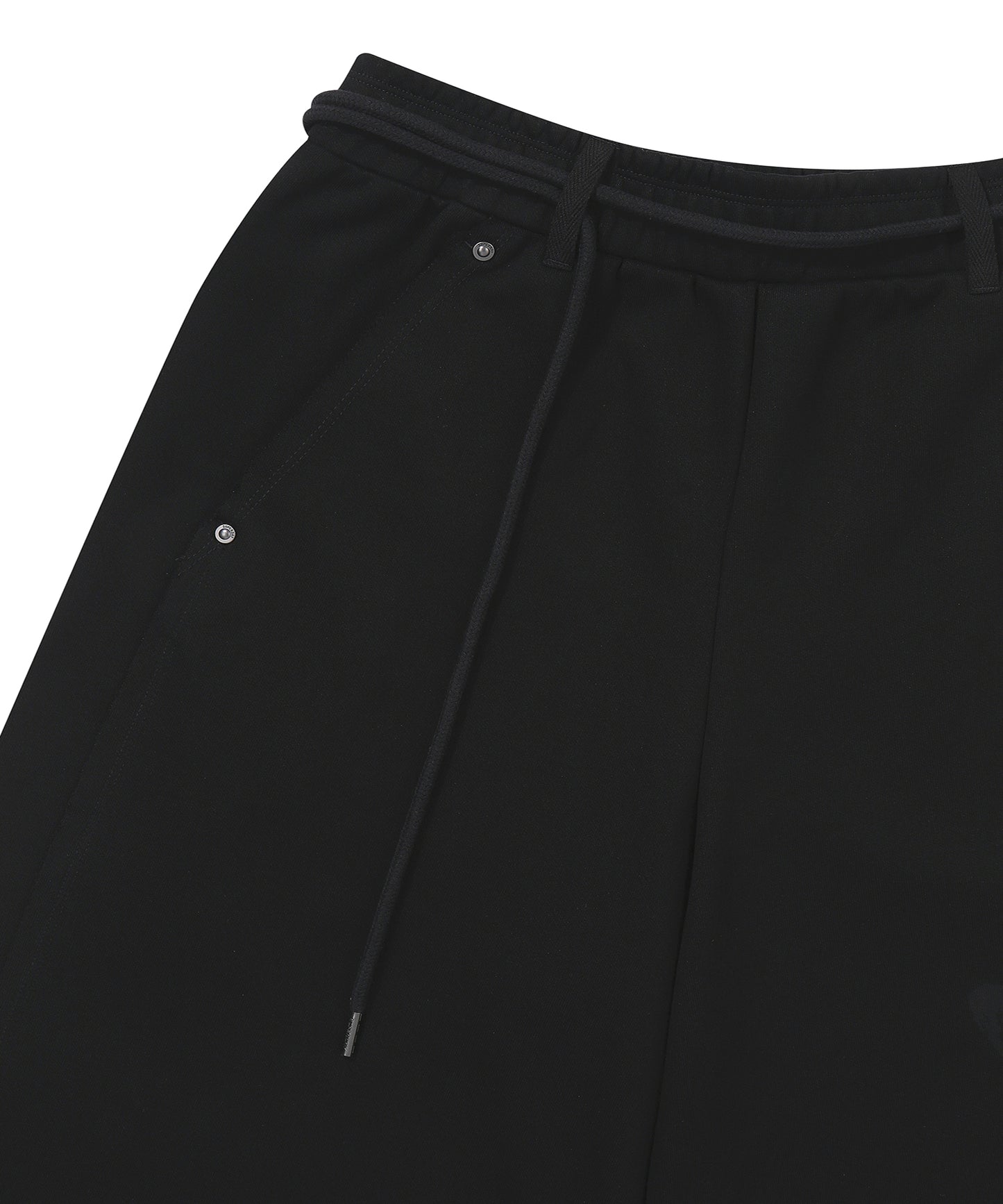 W Rough Cut Half Sweatpants