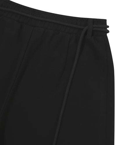 W Rough Cut Half Sweatpants