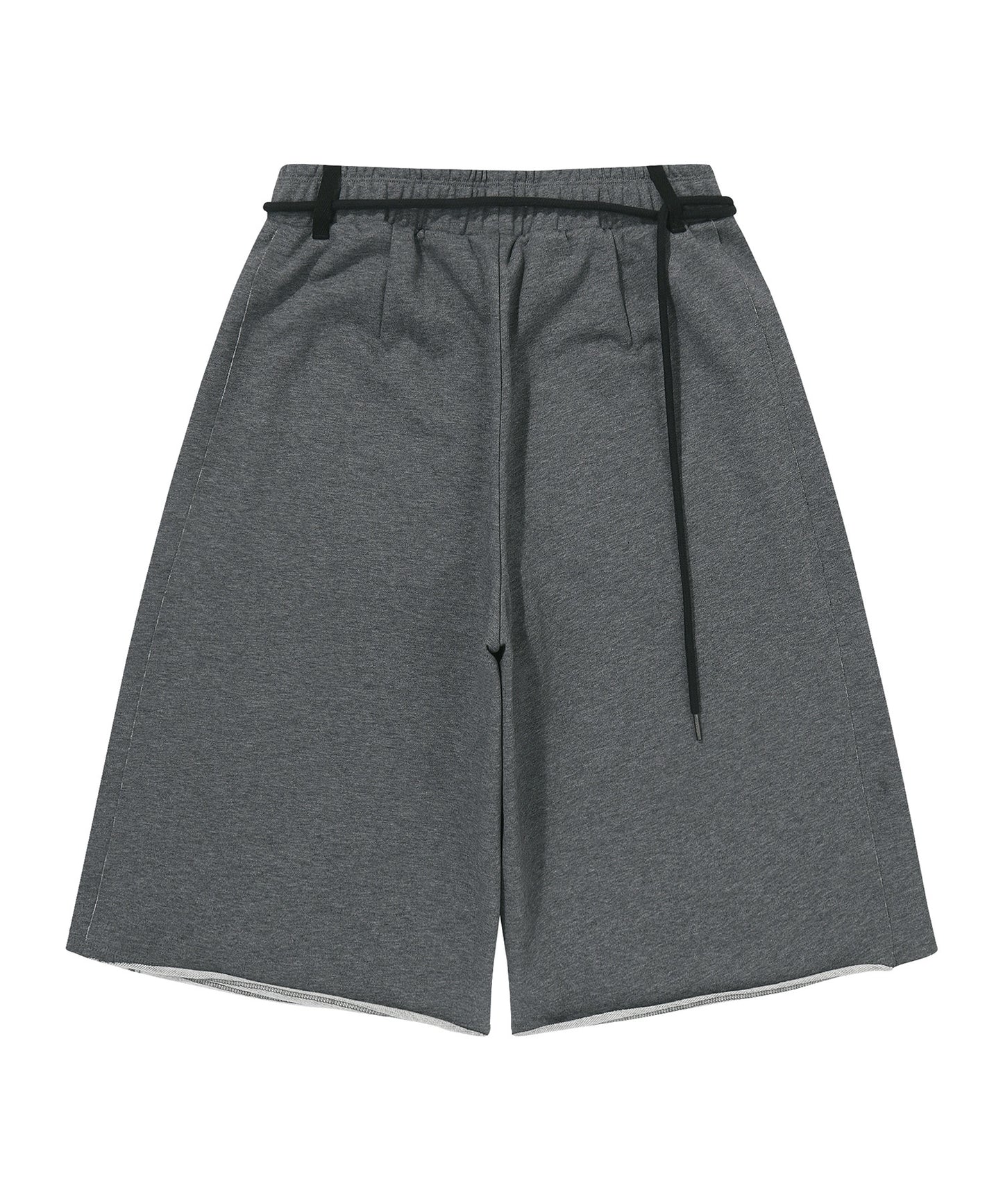 W Rough Cut Half Sweatpants