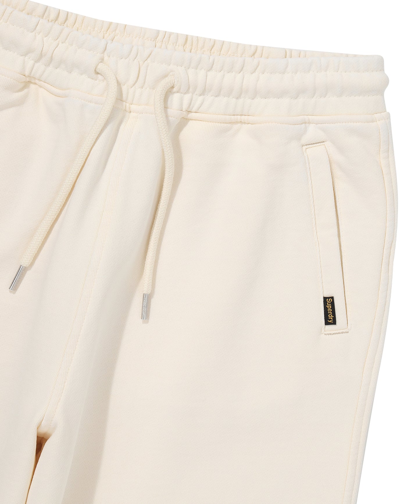W Vintage Washed Wide Sweatpants - Cream