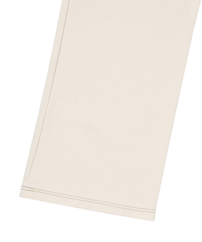 W Vintage Washed Wide Sweatpants - Cream