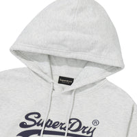 W Vintage Logo Crop Hoodie