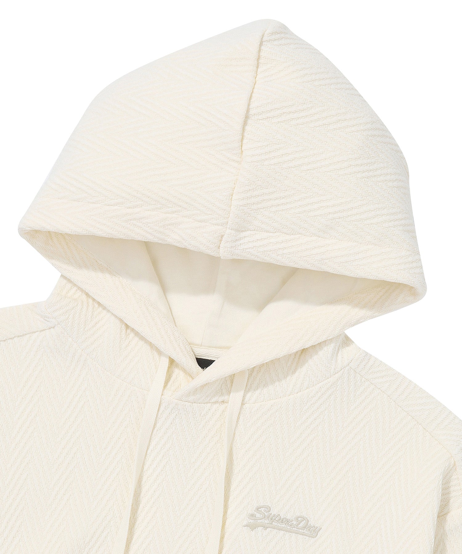 W Herringbone Jacquard Hoodie