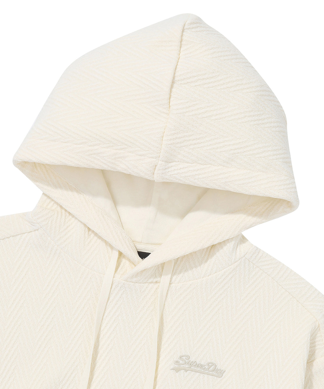 W Herringbone Jacquard Hoodie