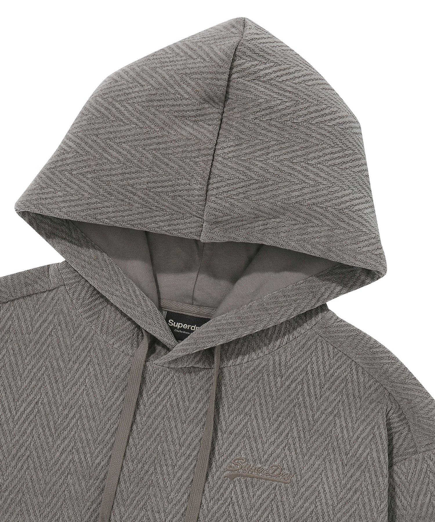 W Herringbone Jacquard Hoodie