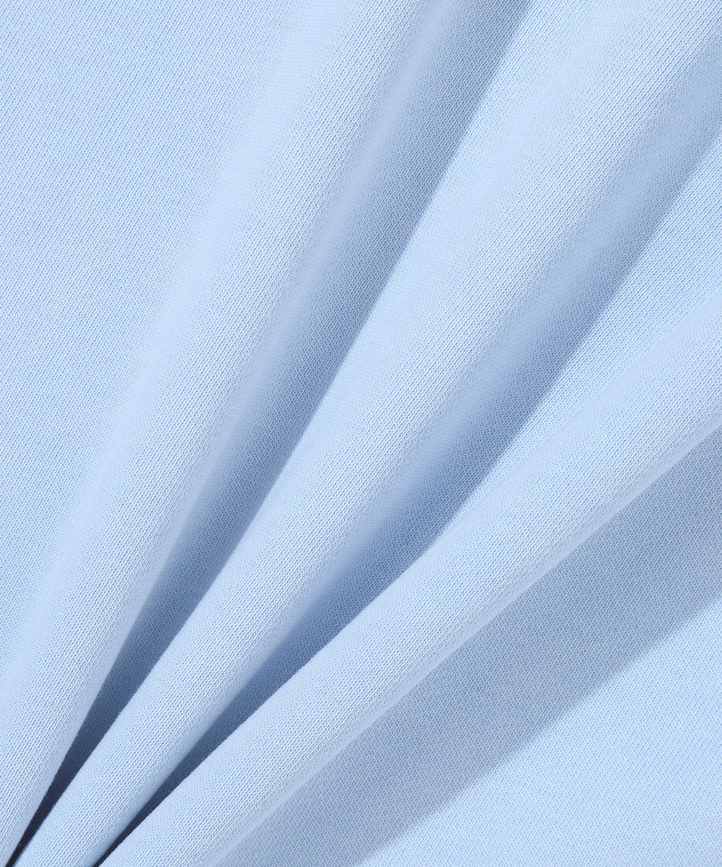 W Vintage Washed Crop Sweatshirt - L/Blue