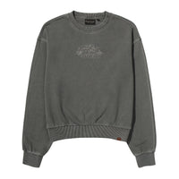 W Flower Embroidered Sweatshirt