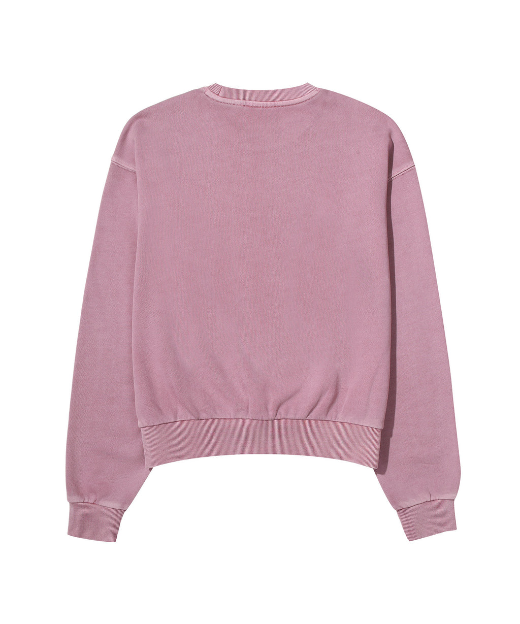 W Flower Embroidered Sweatshirt