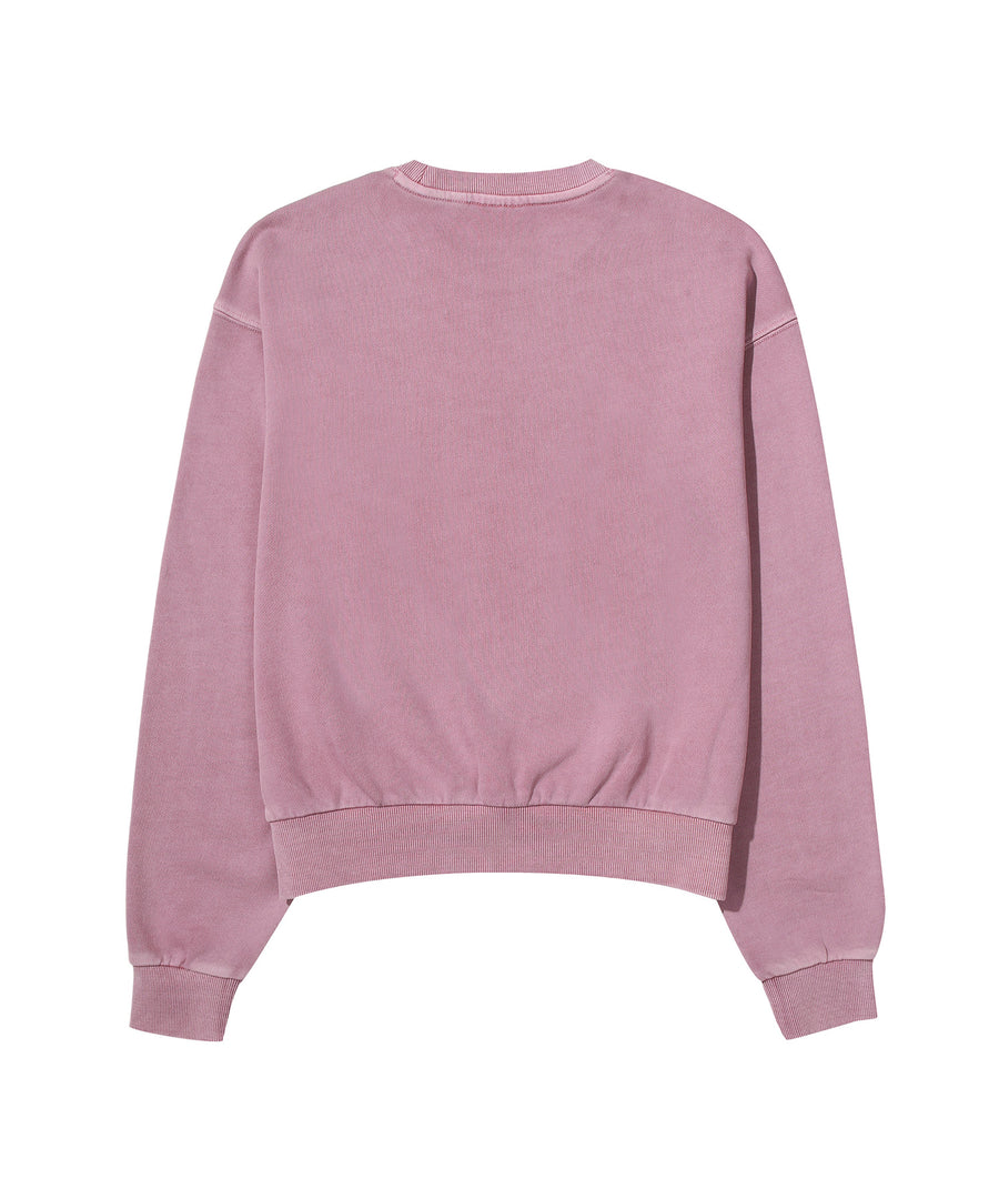 W Flower Embroidered Sweatshirt