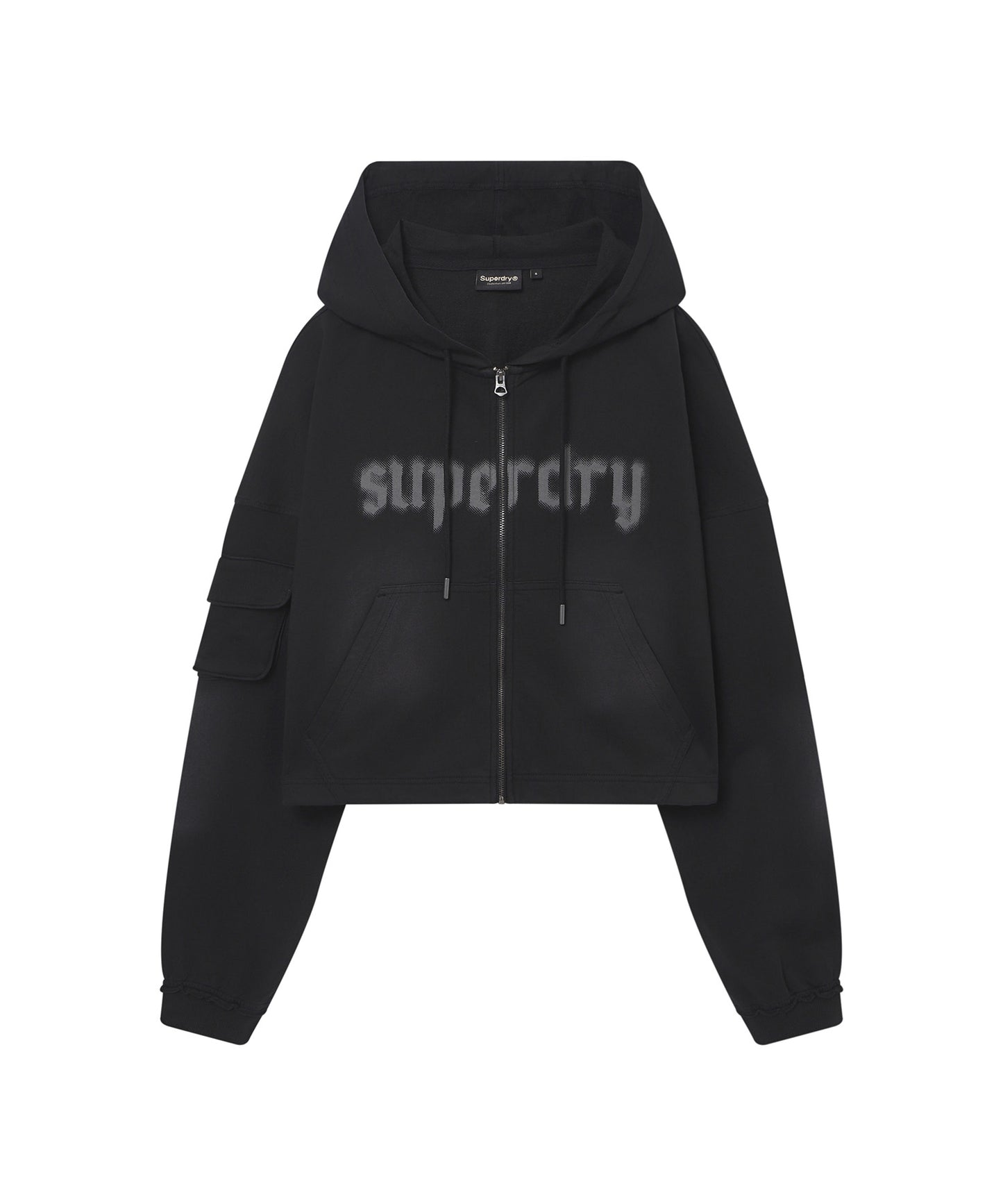 W Faded Zip-Up Hoodie