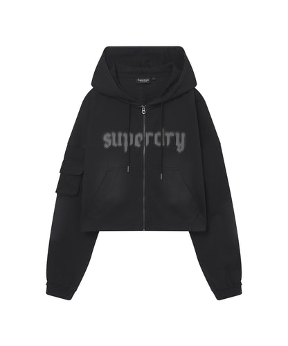 W Faded Zip-Up Hoodie