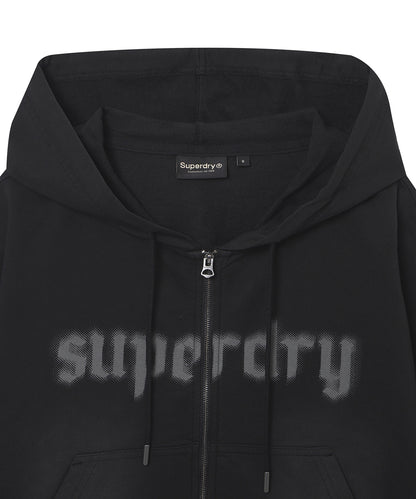 W Faded Zip-Up Hoodie