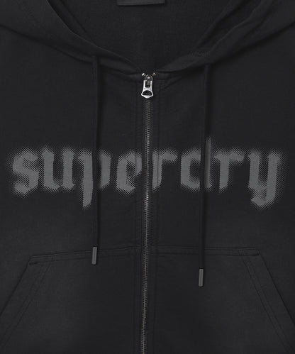W Faded Zip-Up Hoodie