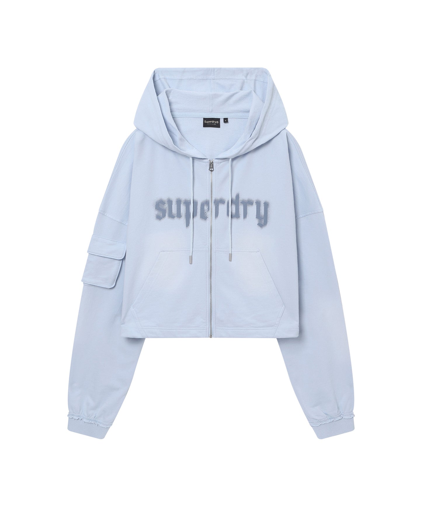 W Faded Zip-Up Hoodie