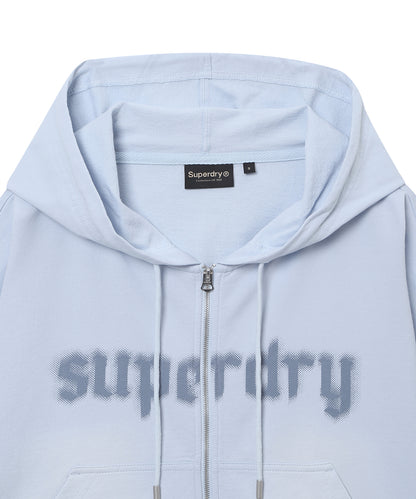 W Faded Zip-Up Hoodie