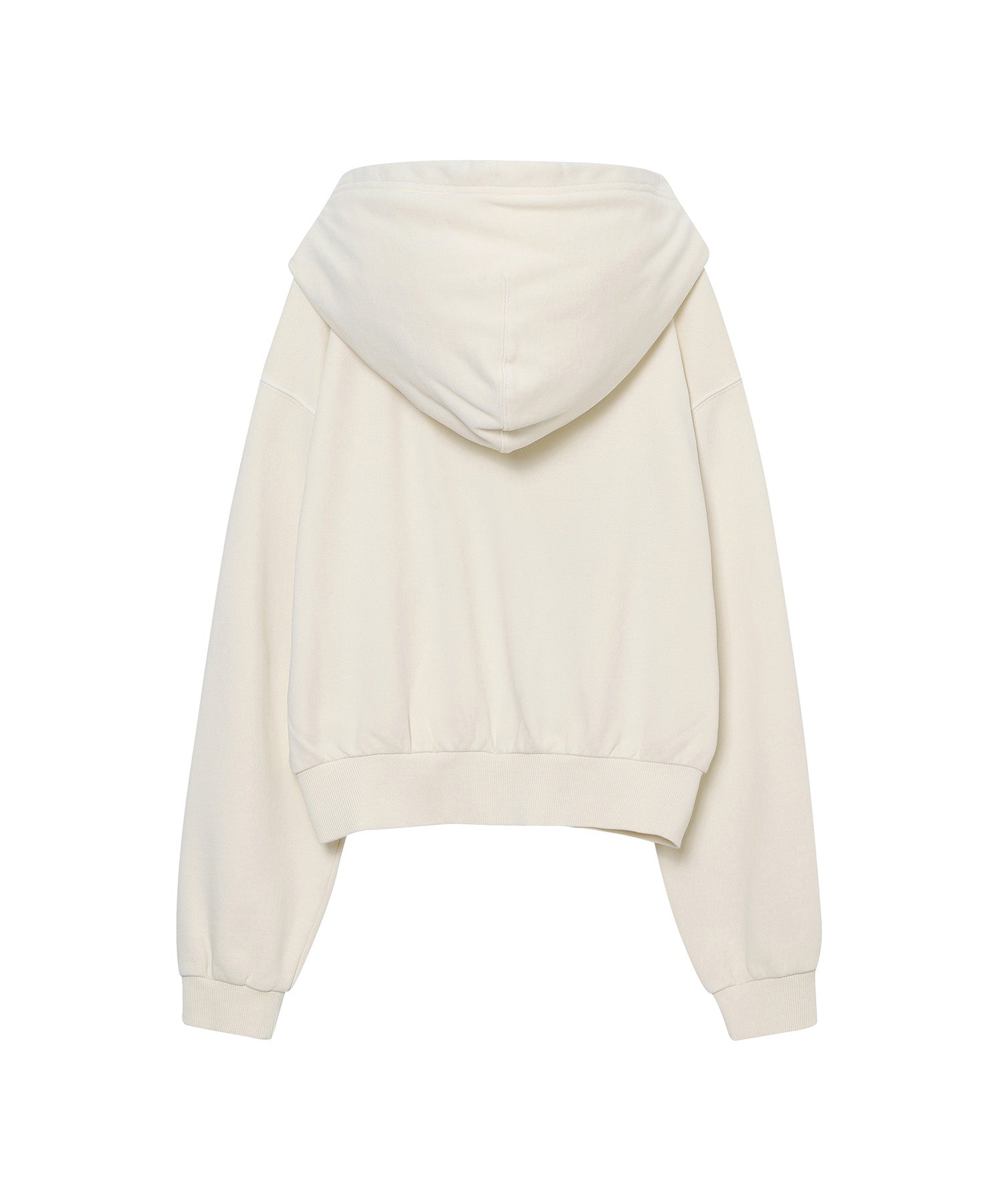 W Vintage Applique Zip Up Hoodie