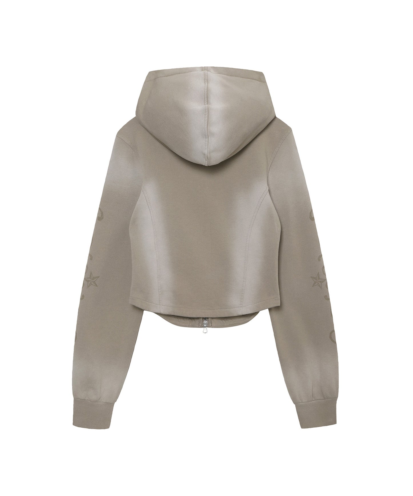 W Vintage Panel Zip-Up Hoodie
