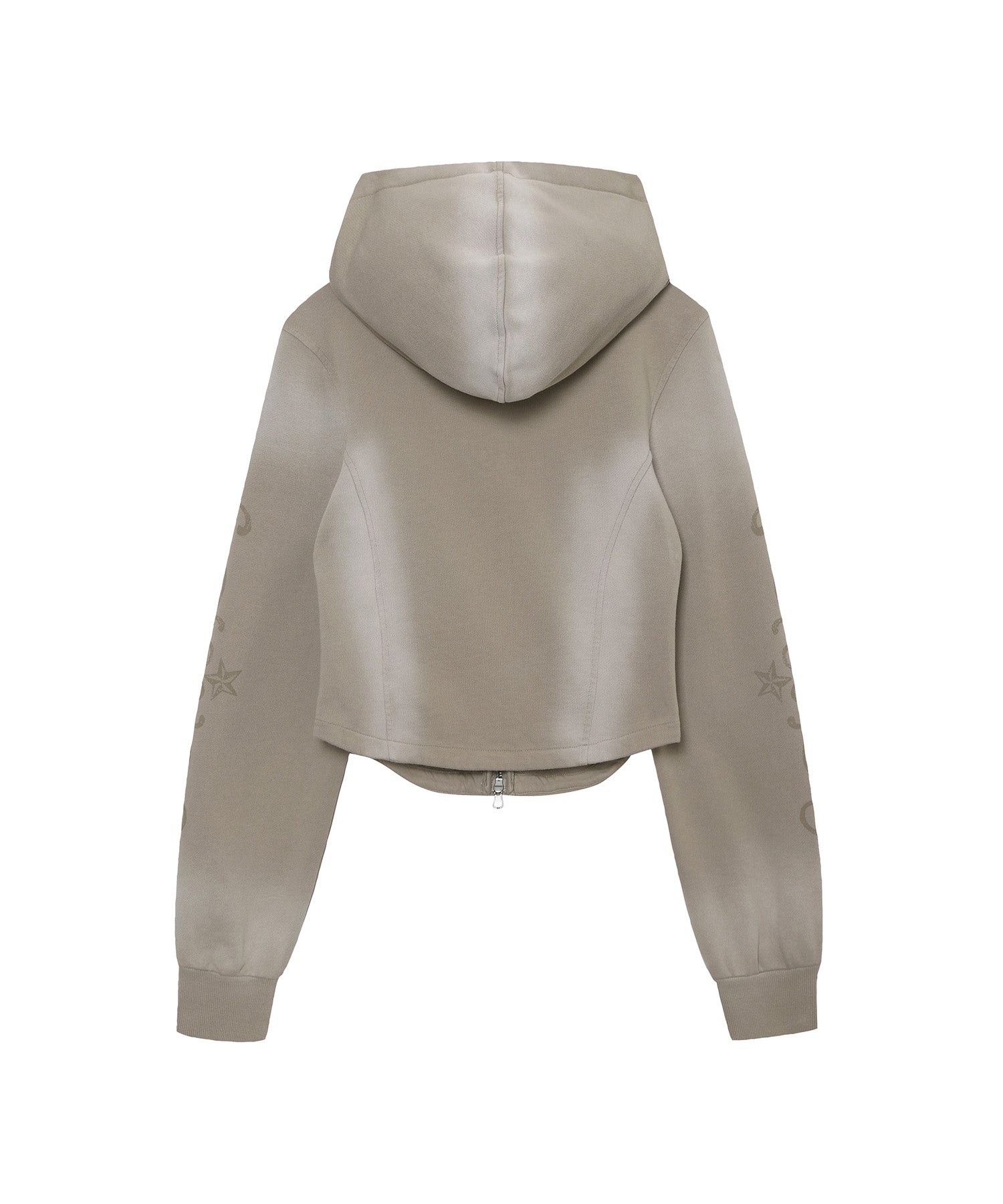 W Vintage Panel Zip-Up Hoodie