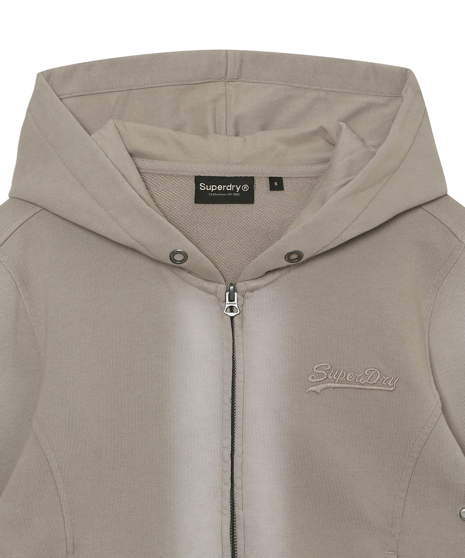 W Vintage Panel Zip-Up Hoodie
