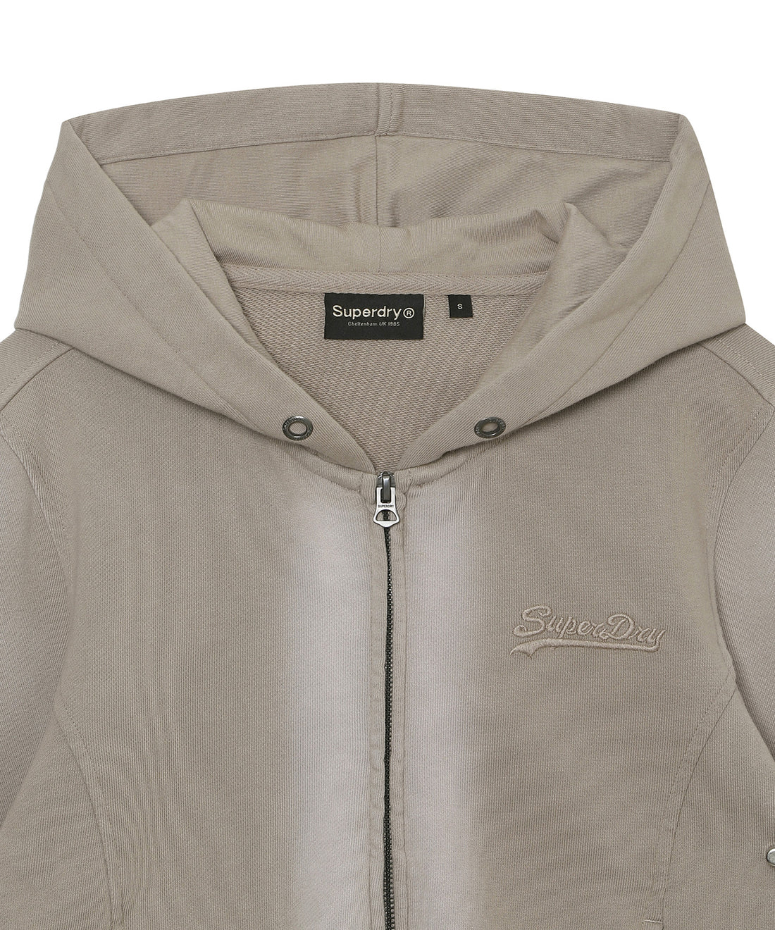 W Vintage Panel Zip-Up Hoodie