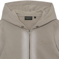 W Vintage Panel Zip-Up Hoodie