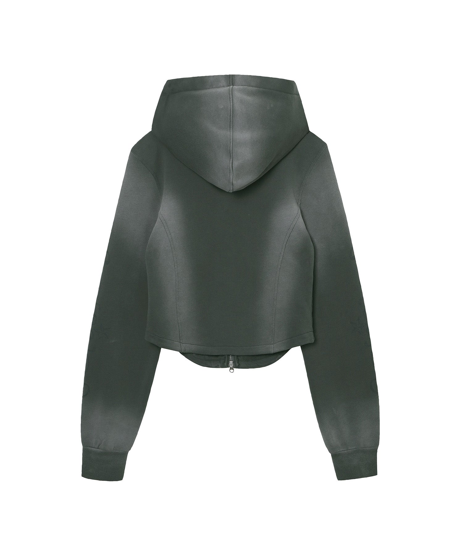 W Vintage Panel Zip-Up Hoodie