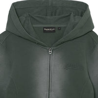 W Vintage Panel Zip-Up Hoodie