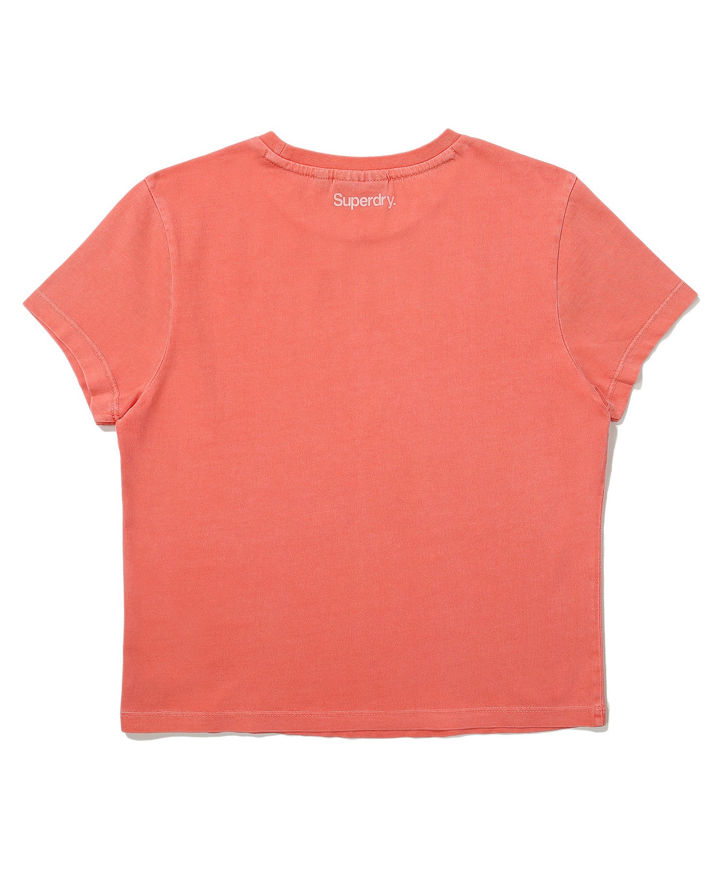 W Crop Fit Vintage Half T-Shirt