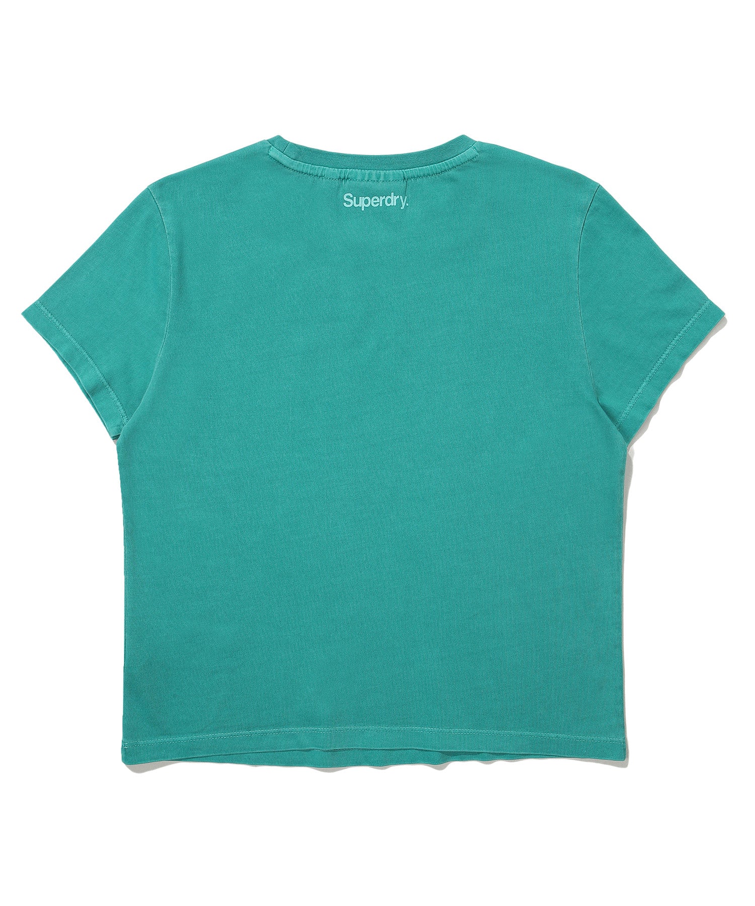 W Crop Fit Vintage Half T-Shirt